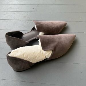 Vince shoes grey suede size 10